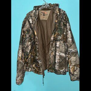 Redhead Silent Hide Jacket Realtree Strata Camo Men XL Quilted Thermolite